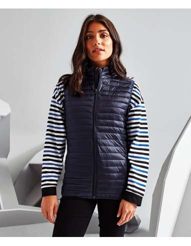 278-TS19F-Doudoune sans manches Tribe Fineline femme